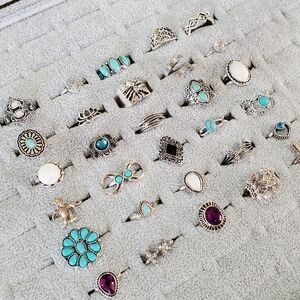 30 Pcs Boho Rings